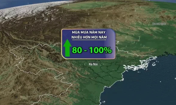 El Nino dần chuyển sang La Nina, tháng 8 miền Bắc cao điểm mưa lũ