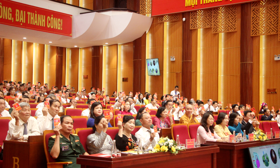 Ngày làm việc thứ nhất Đại hội đại biểu MTTQ Việt Nam tỉnh Quảng Ninh lần thứ XII
