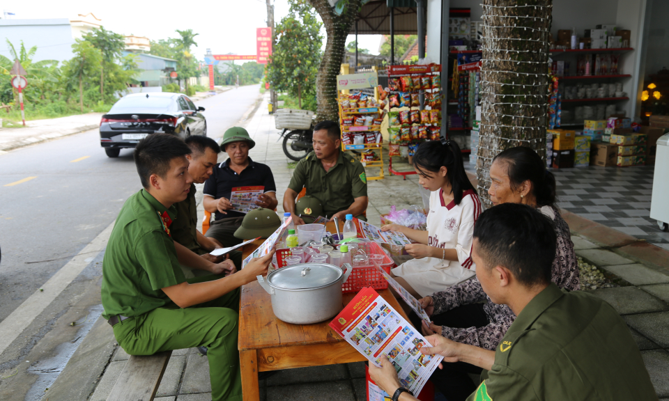 Huyện Đầm Hà: Phát huy vai trò lực lượng tham gia bảo vệ ANTT ở cơ sở