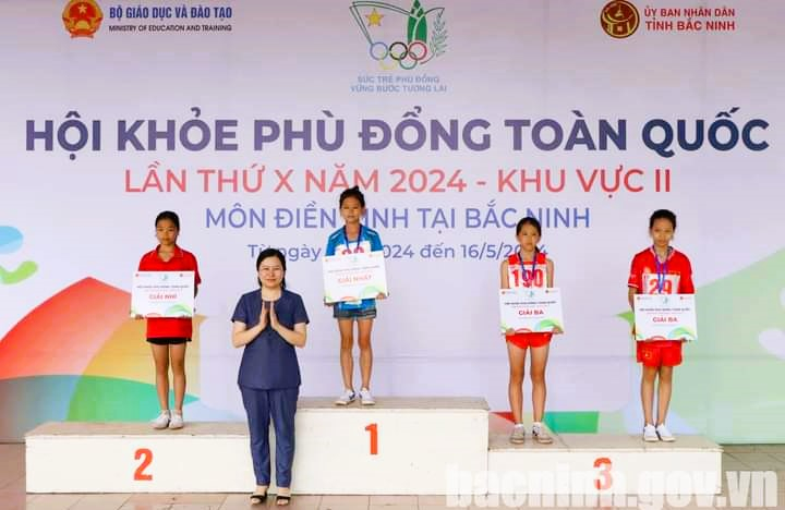 Học sinh Móng Cái đạt 2 Huy chương tại Hội khỏe Phù Đổng toàn quốc.