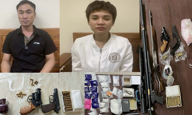 Bắt đối tượng buôn ma túy tàng trữ súng, lựu đạn