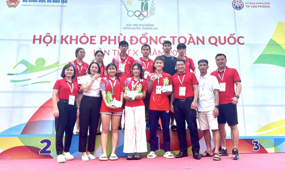 Giành 7 huy chương môn bơi tại HKPĐ toàn quốc, đoàn Quảng Ninh giành vị trí cao