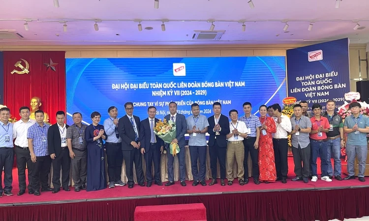 Ông Nguyễn Xuân Vũ tiếp tục làm Chủ tịch Liên đoàn bóng bàn Việt Nam khóa VII