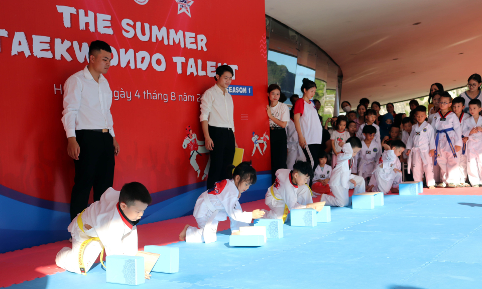 Tổ chức sân chơi tìm kiếm tài năng - Summer Taekwondo Talent