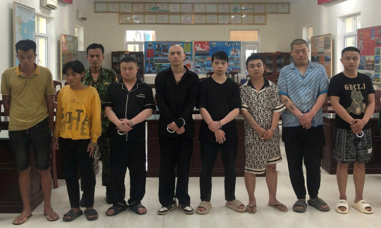 Bắt 6 người Trung Quốc vượt biên, chuẩn bị vào TP.HCM lập đường dây lừa đảo công nghệ cao