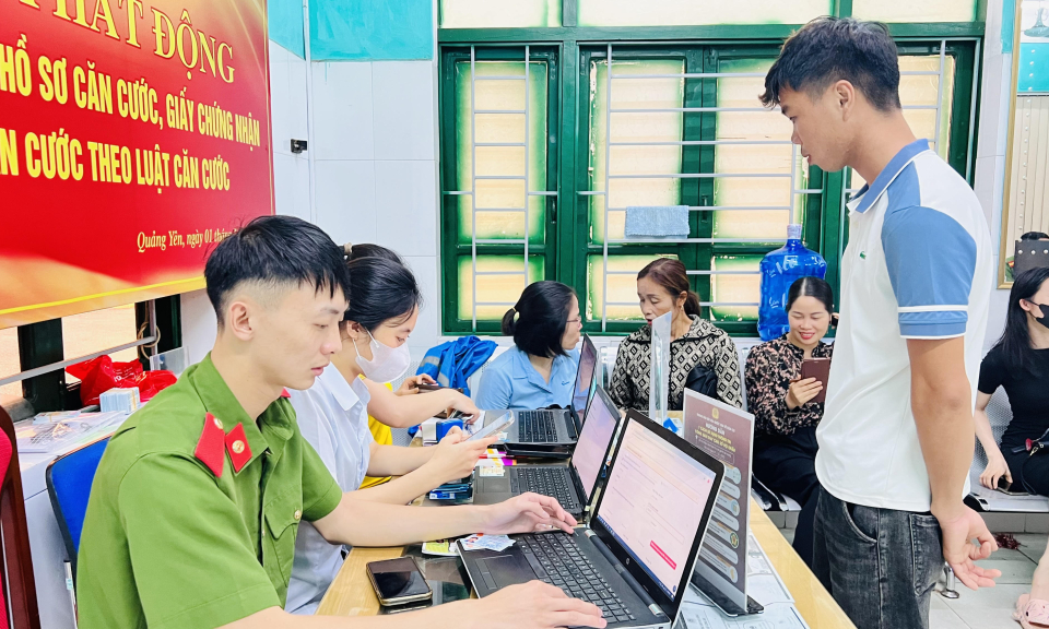TX Quảng Yên: Thực hiện hiệu quả Đề án 06