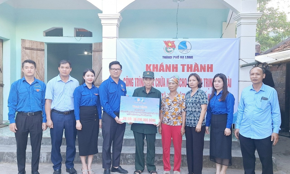 Khánh thành sửa chữa nhà ở cho hộ gia đình khó khăn