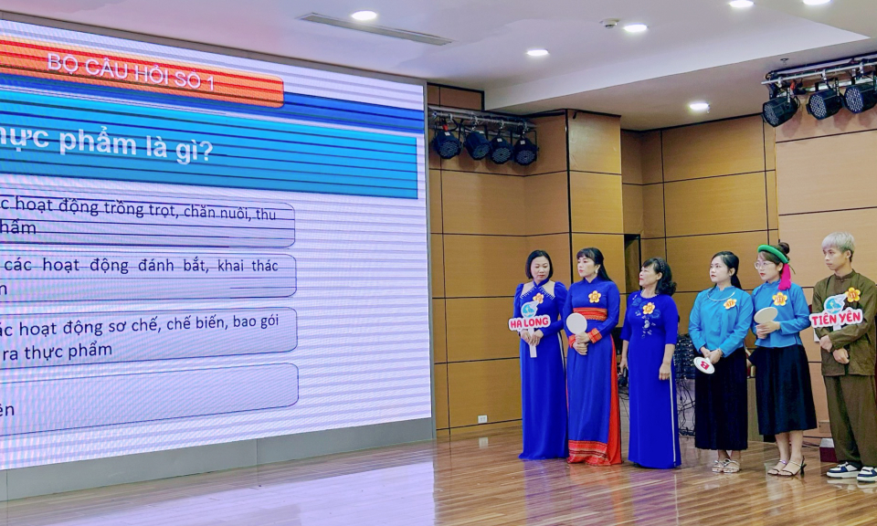 Hội thi Phụ nữ Quảng Ninh với an toàn thực phẩm năm 2024