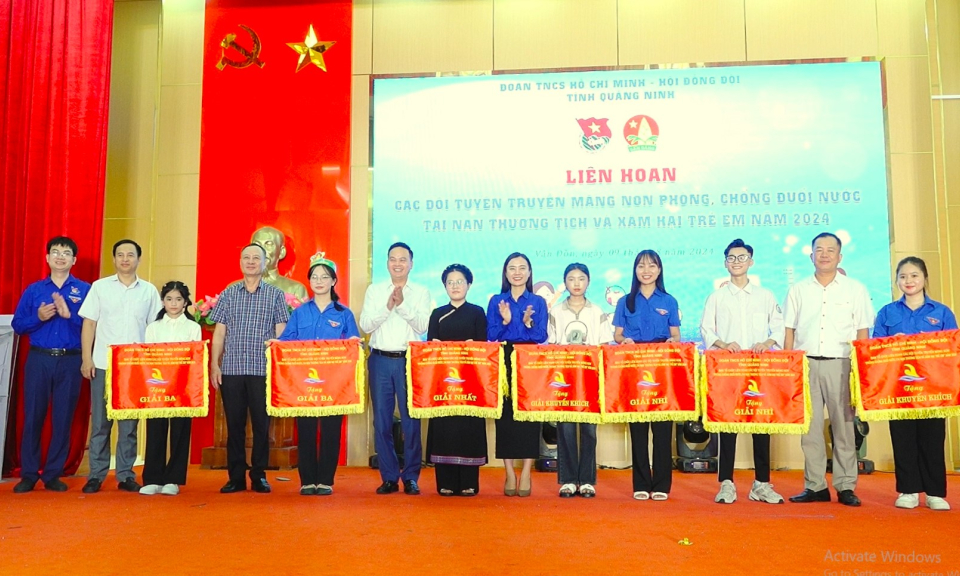 Liên hoan các đội tuyên truyền măng non “Phòng chống đuối nước, tai nạn thương tích và xâm hại trẻ em năm 2024”