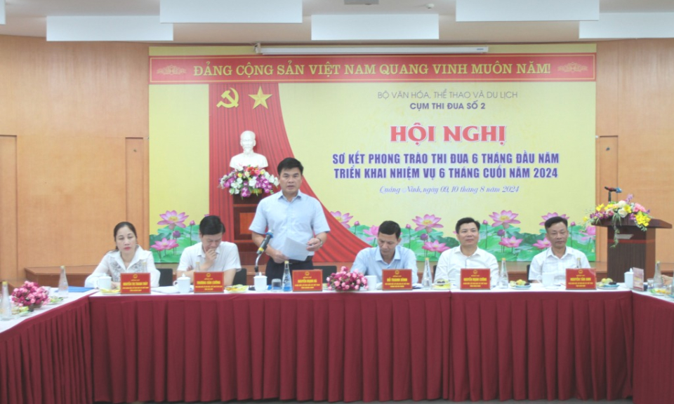 Cụm thi đua số 2 Bộ Văn hoá, Thể thao và Du lịch sơ kết 6 tháng đầu năm