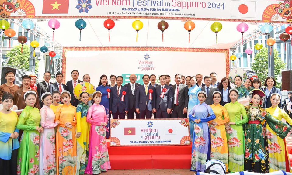 Đoàn công tác tỉnh Quảng Ninh tham dự khai mạc Lễ hội Việt Nam tại Sapporo, Nhật Bản năm 2024