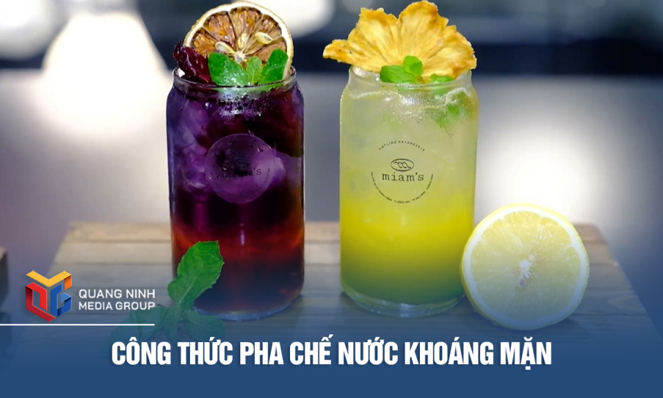 Công thức pha chế nước khoáng mặn