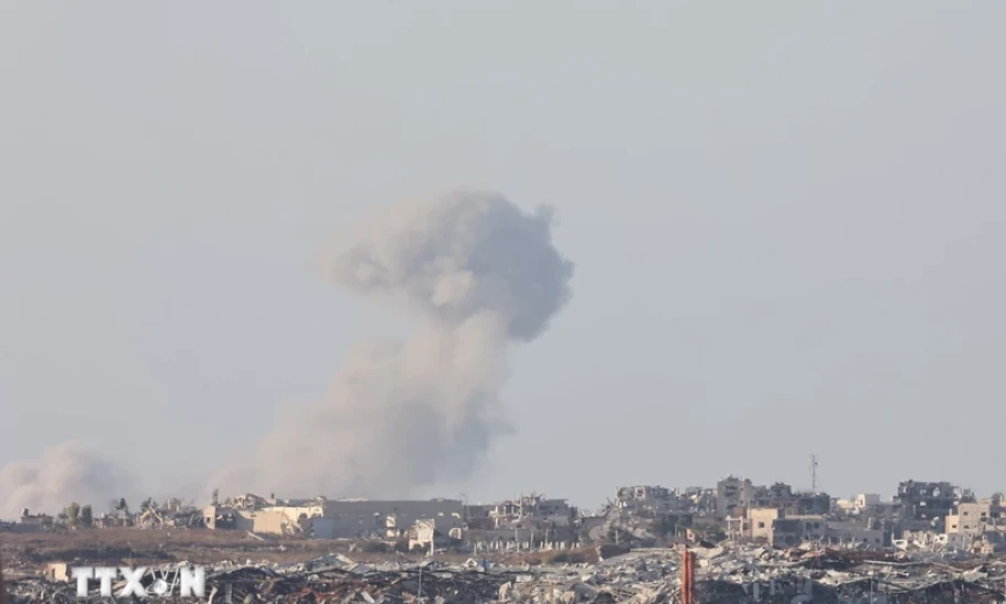 Israel đột kích vào khu vực miền Nam và Trung Dải Gaza