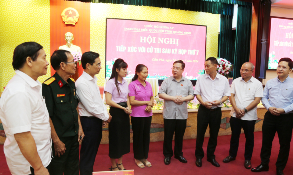 Cử tri Quảng Ninh kiến nghị 8 nhóm vấn đề sau kỳ họp thứ 7 Quốc hội khoá XV