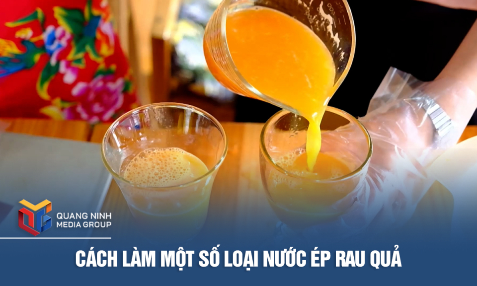 Cách làm một số loại nước ép rau quả