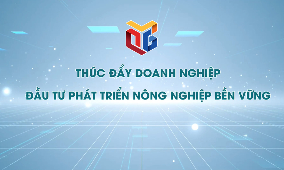 Thúc đẩy doanh nghiệp đầu tư phát triển nông nghiệp bền vững