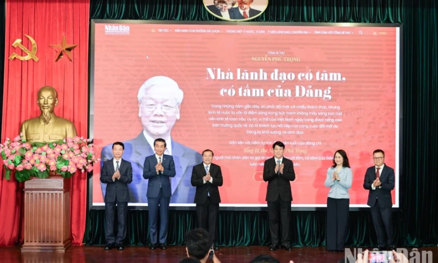 Khai trương Trang thông tin đặc biệt 'Tổng Bí thư Nguyễn Phú Trọng - Nhà lãnh đạo có tâm, có tầm của Đảng'