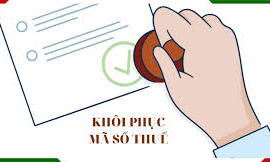 Khôi phục mã số thuế với trường hợp người nộp thuế không hoạt động tại địa chỉ đã đăng ký