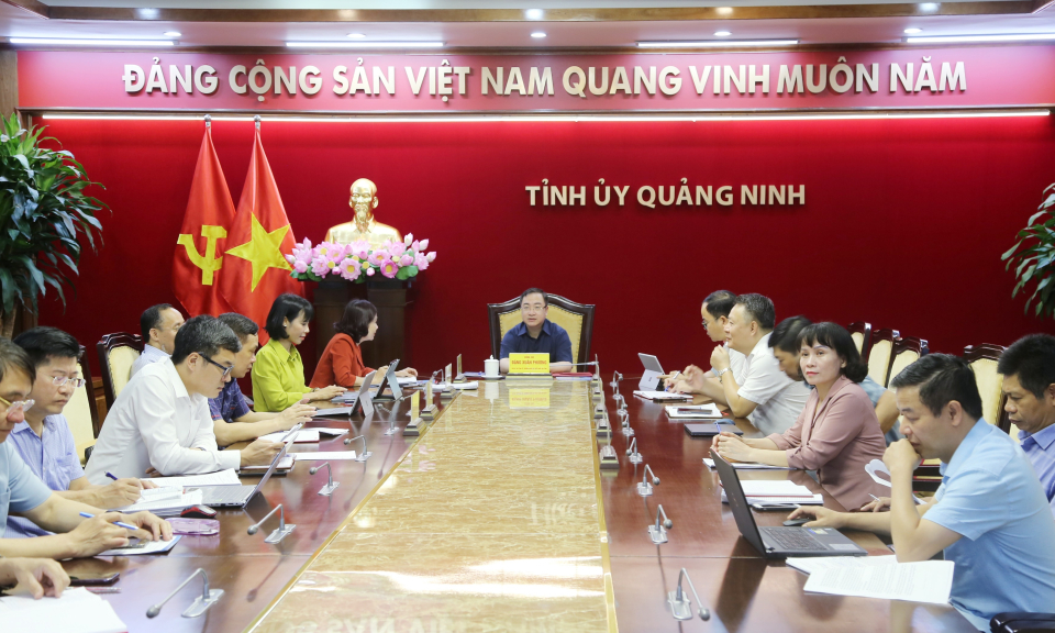 Hội nghị trực tuyến góp ý dự thảo Đề án bổ sung, sửa đổi Quy chế bầu cử trong Đảng