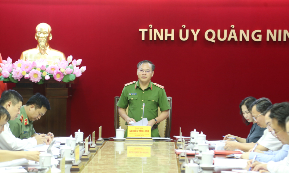 Đoàn công tác của Ban Chỉ đạo sơ kết 5 năm thực hiện Chỉ thị số 26-CT/TW làm việc với Ban Thường vụ Tỉnh ủy