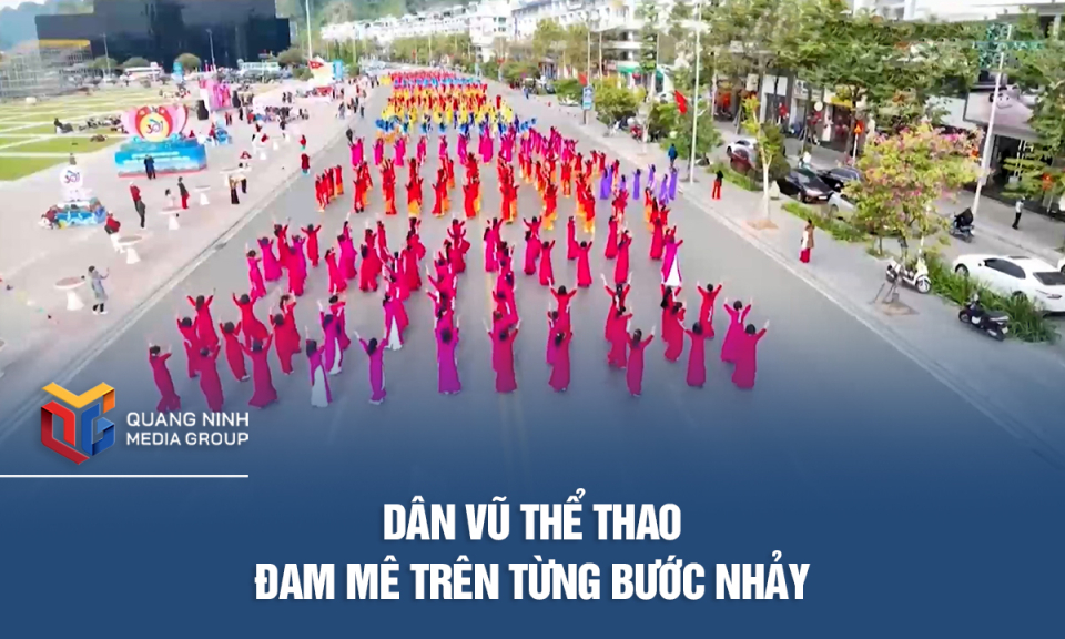 Dân vũ thể thao – Đam mê trên từng bước nhảy