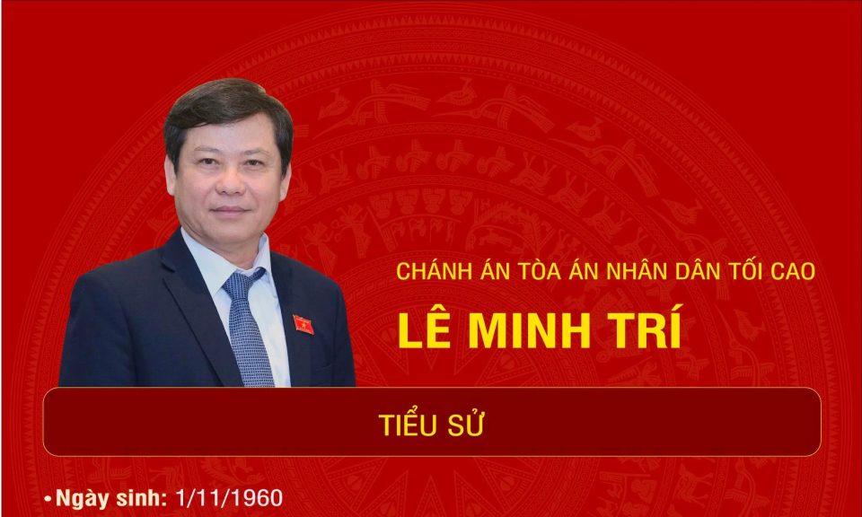 Tiểu sử Chánh án Tòa án nhân dân tối cao Lê Minh Trí