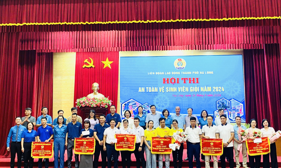 LĐLĐ Hạ Long tổ chức hội thi An toàn vệ sinh viên giỏi năm 2024