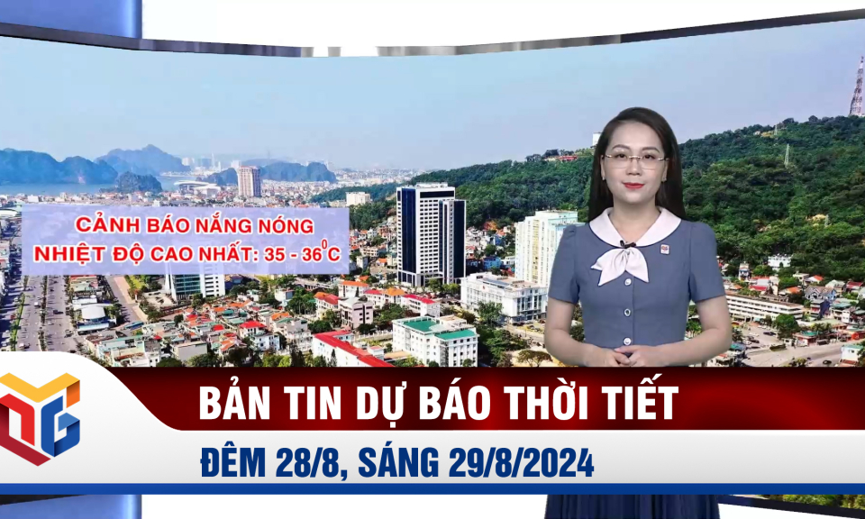 Bản tin dự báo thời tiết đêm 28, ngày 29/8/2024