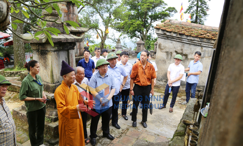 Đoàn ĐBQH tỉnh giám sát về công tác bảo tồn và phát huy các giá trị di sản văn hóa trên địa bàn tỉnh, tháng 8-20204