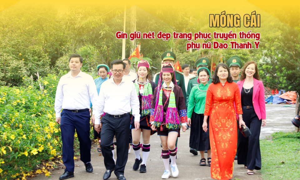 Móng Cái: Gìn giữ nét đẹp trang phục truyền thống phụ nữ Dao Thanh Y