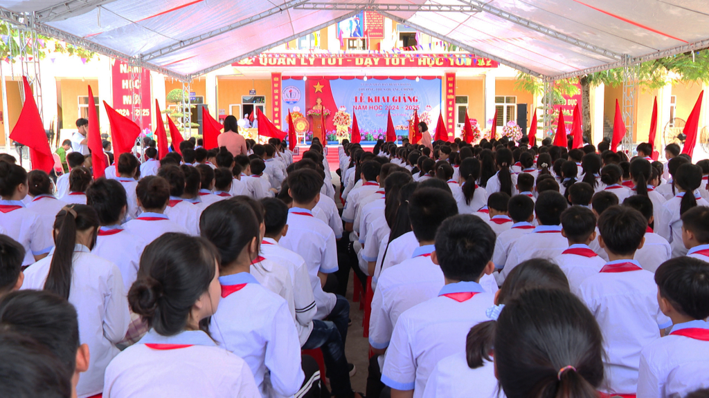 Quang cảnh Lễ khai giảng 