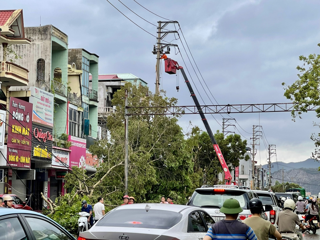 ...và khắc phục các sự cố điện trên địa bàn thành phố.
