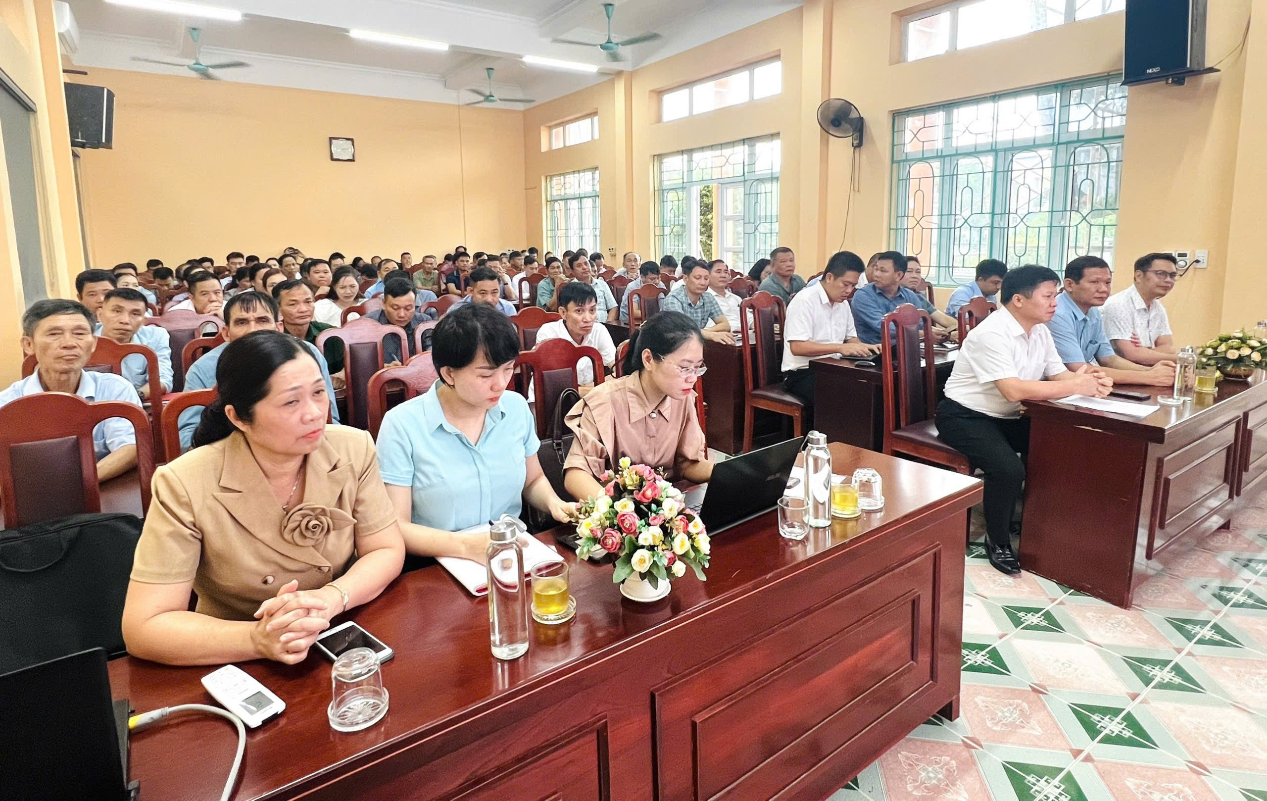 Đội ngũ hòa giải viên ở Hải Hà được Phòng Tư pháp huyện tập huấn kỹ năng hòa giải cơ sở vào tháng 8/ 2024.