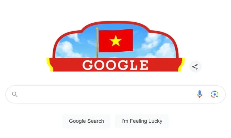 Google chào mừng Quốc khánh Việt Nam bằng doodle đặc biệt