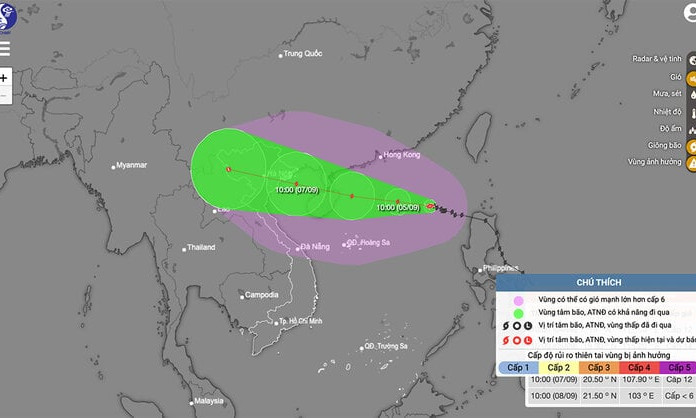 Bão số 3 có thể mạnh cấp 15, tiến nhanh về vịnh Bắc Bộ, biển động dữ dội