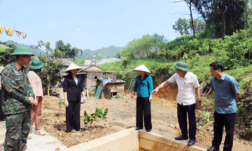 Phó Chủ tịch Thường trực HĐND tỉnh kiểm tra công tác phòng, chống bão số 3 tại huyện Bình Liêu