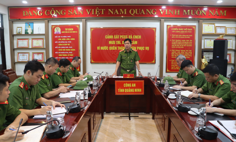Công an toàn tỉnh chủ động triển khai các giải pháp chống bão