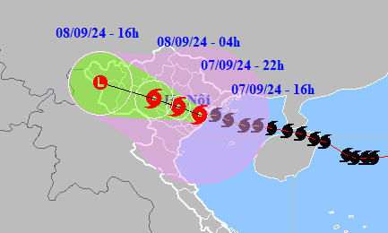 Bão số 3 (Yagi) trên trên đất liền Quảng Ninh-Hải Phòng
