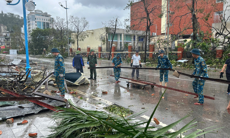 Quảng Ninh: Hai chiến sĩ hy sinh khi phòng chống bão Yagi