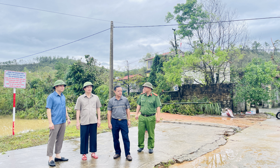 TP Hạ Long: 40 hộ dân xã Thống Nhất nằm trong vùng nguy hiểm đã được di dời đến nơi an toàn