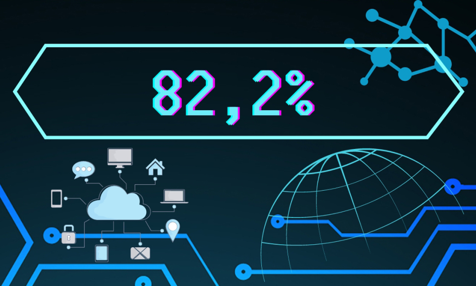 82,2% - là tỷ lệ hộ gia đình sử dụng Internet cáp quang băng rộng trên cả nước hiện nay