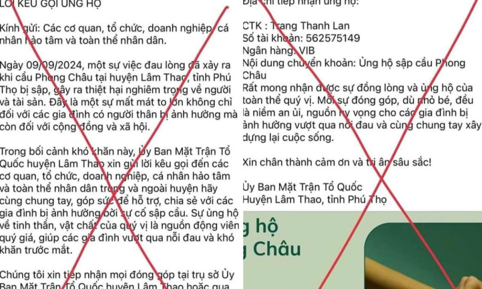 Cảnh giác với hình thức lừa đảo kêu gọi từ thiện để trục lợi