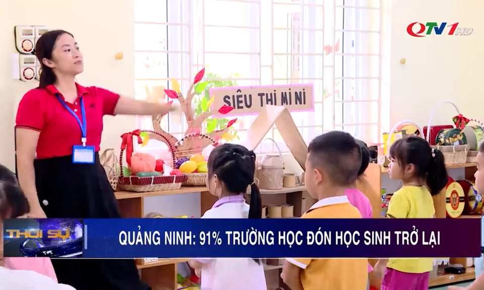 Quảng Ninh: 91% trường học đón học sinh trở lại