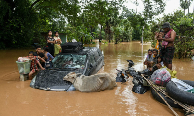 Myanmar kêu gọi viện trợ nước ngoài để ứng phó lũ lụt