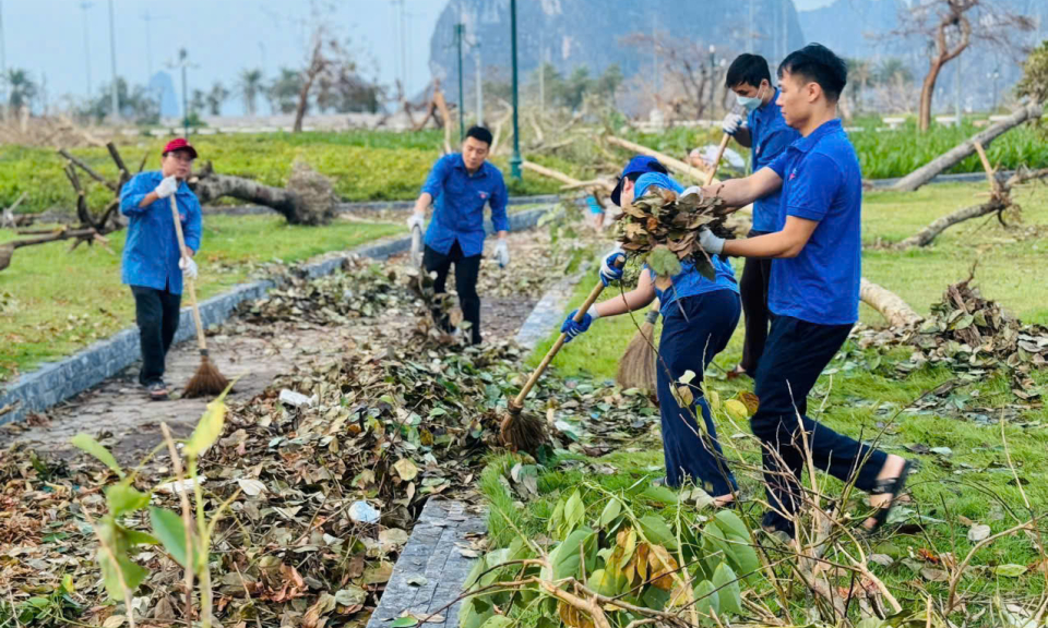 Trên 4.000 ĐVTN toàn tỉnh đồng loạt ra quân Ngày chủ nhật xanh