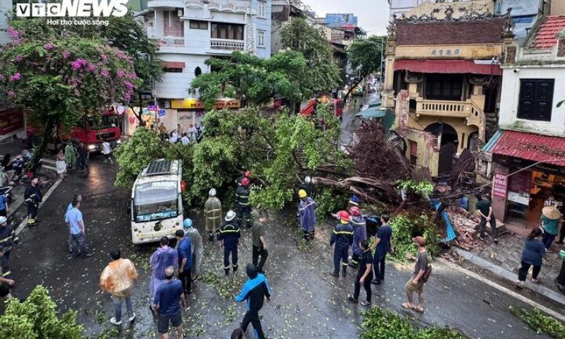 Hà Nội miễn giảm thuế cho người bị ảnh hưởng của bão Yagi