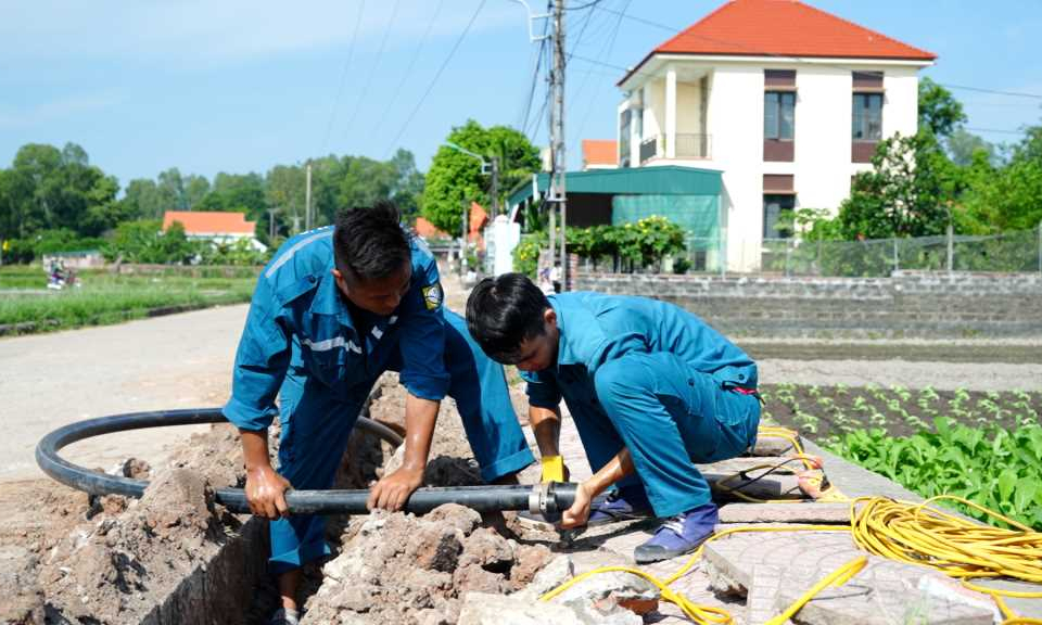 Quảng Yên nâng cao chất lượng sử dụng nước sạch