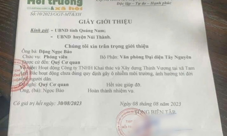 Phóng viên tự xưng bị phạt 21 tháng tù tội cưỡng đoạt tài sản