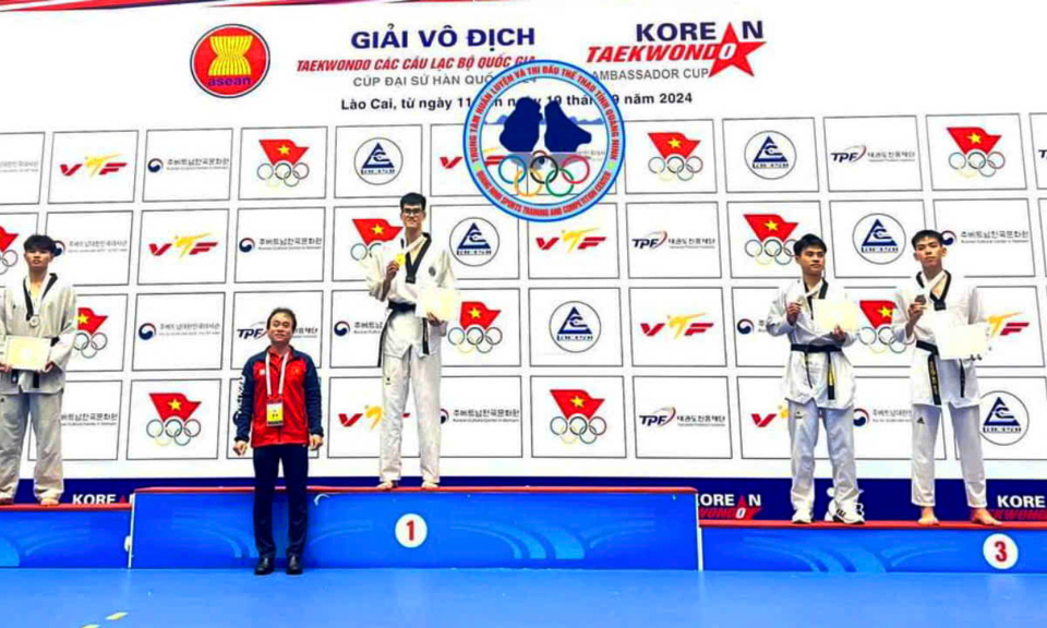 Quảng Ninh đoạt HCV tại Giải VĐ Taekwondo Cúp Các CLB Quốc gia 2024