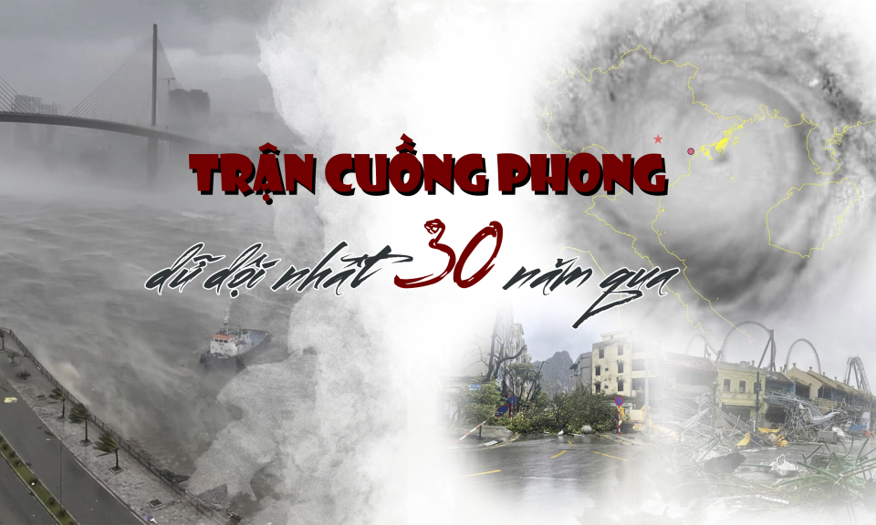 Trận cuồng phong dữ dội nhất 30 năm qua 